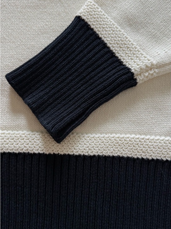 Dior Cream and Black Logo Crewneck Sweater - Picture 5 of 13